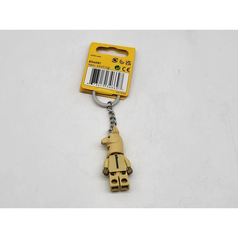 LEGO 854081 Camel Costume‎ Guy Keychain Beige Minifigure 6349102 New Art Toy